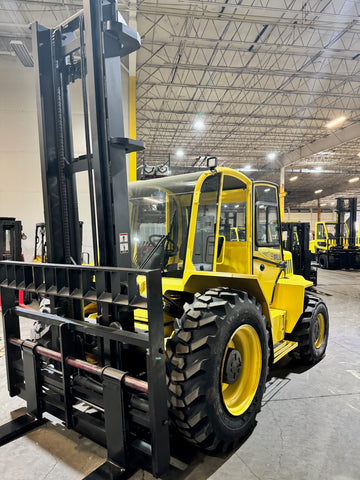 2020 SELLICK S100J4E-4 4WD 10000 LB DIESEL ROUGH TERRAIN FORKLIFT 135/192" 2 STAGE CLEAR VIEW MAST SIDE SHIFTING FORK POSITIONER ENCLOSED CAB 1962 HOURS STOCK # BF9347829-BUF - United Lift LLC