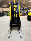 2020 HYSTER S50FT 5000 LB LP GAS FORKLIFT TREADED CUSHION 84/189" 3 STAGE MAST SIDE SHIFTING FORK POSITIONER 1244 HOURS STOCK # BF9128749-BUF
