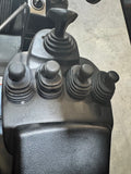2013 TOYOTA 8FGU15 3000 LB LP GAS FORKLIFT PNEUMATIC 86/198 3 STAGE MAST SIDE SHIFTING FORK POSITIONER 2482 HOURS STOCK # BF979789-BUF