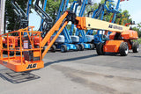 2019 JLG 1200SJP STRAIGHT BOOM LIFT AERIAL LIFT WITH JIB ARM 125' REACH DIESEL 4WD 2494 HOURS STOCK # BF91097839-NLE - United Lift LLC