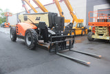 2019 JLG 1255 12000 LB DIESEL TELESCOPIC FORKLIFT TELEHANDLER FOAM FILLED TIRES ENCLOSED HEATED CAB WITH A/C OUTRIGGERS 1841 HOURS 4WD STOCK # BF9945719-NLE