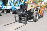 2018 JLG 1255 12000 LB DIESEL TELESCOPIC FORKLIFT TELEHANDLER PNEUMATIC OPEN CAB OUTRIGGERS 4WD 2475 HOURS STOCK # BF9847439-NLE - United Lift LLC