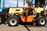 2018 JLG 1255 12000 LB DIESEL TELESCOPIC FORKLIFT TELEHANDLER PNEUMATIC ENCLOSED HEATED CAB OUTRIGGERS 4WD 2689 HOURS STOCK # BF91349719-NLE - United Lift Equipment LLC