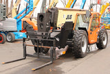 2017 JLG 1255 12000 LB DIESEL TELESCOPIC FORKLIFT TELEHANDLER PNEUMATIC ENCLOSED HEATED CAB OUTRIGGERS 4WD 2970 HOURS STOCK # BF91198729-NLE - United Lift Equipment LLC