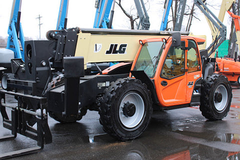 2018 JLG 1255 12000 LB DIESEL TELESCOPIC FORKLIFT TELEHANDLER PNEUMATIC ENCLOSED HEATED CAB OUTRIGGERS 4WD 2619 HOURS STOCK # BF91248719-NLE - United Lift Equipment LLC