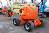 2017 JLG 450AJ ARTICULATING BOOM LIFT AERIAL LIFT WITH JIB ARM 45' REACH DIESEL 4WD 1595 HOURS STOCK # BF9398619-NLE - United Lift LLC