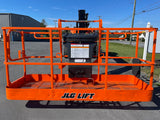 2014 JLG 460SJ TELESCOPIC STRAIGHT BOOM LIFT AERIAL LIFT WITH JIB ARM 46' REACH DUAL FUEL 4WD 3042 HOURS STOCK # BF9399239-PAB - United Lift Equipment LLC