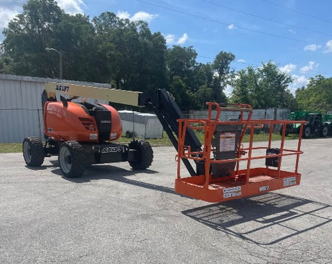 2016 JLG 600AJ ARTICULATING BOOM LIFT AERIAL LIFT WITH JIB ARM 60' REACH DIESEL 4WD 2310 HOURS STOCK # BF9268549-WIBFL