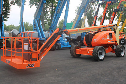 2016 JLG 600AJ ARTICULATING BOOM LIFT AERIAL LIFT WITH JIB ARM 60' REACH DIESEL 4WD 1530 HOURS STOCK # BF9449719-NLE - United Lift LLC
