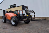 2016 JLG 642 6000 LB DIESEL TELESCOPIC FORKLIFT TELEHANDLER PNEUMATIC 4WD OPEN CAB 4473 HOURS STOCK # BF9407319-WIBTX - United Lift LLC