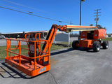 2017 JLG 660SJ TELESCOPIC STRAIGHT BOOM LIFT AERIAL LIFT WITH JIB ARM 66' REACH DIESEL 4WD 3610 HOURS STOCK # BF9599139-PAB - United Lift Equipment LLC