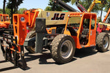 2005 JLG G10-55A 10000 LB DIESEL TELESCOPIC FORKLIFT TELEHANDLER PNEUMATIC 4WD OUTRIGGERS 3880 HOURS STOCK # BF9598669-NLE - United Lift Equipment LLC