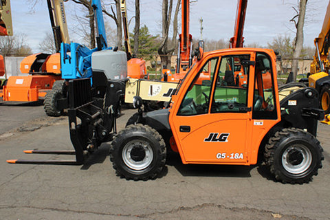 2015 JLG G5-18A 5500 LB DIESEL TELESCOPIC FORKLIFT 4WD ENCLOSED HEATED CAB 1795 HOURS STOCK # BF9442319-NLE