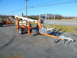 2023 JLG T350 TOWABLE BOOM LIFT AERIAL LIFT 35' REACH ELECTRIC OUTRIGGERS BRAND NEW STOCK # BF9325919-PAB - United Lift Equipment LLC