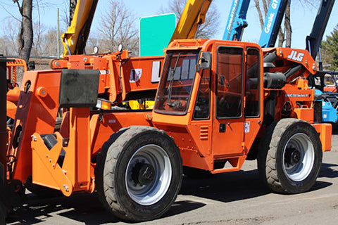 2014 LULL 1044C-54 10000 LB DIESEL TELESCOPIC FORKLIFT TELEHANDLER PNEUMATIC 4WD OUTRIGGERS HEATED CAB 3510 HOURS STOCK # BF9697719-NLE - United Lift Equipment LLC