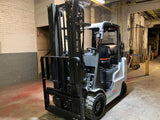 2021 NISSAN MCUG1F2F30LV 6000 LB LP GAS FORKLIFT CUSHION 94/199" 3 STAGE MAST SIDE SHIFTER STOCK # BF998759-OHB