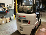 2021 NISSAN MCUG1F2F30LV 6000 LB LP GAS FORKLIFT CUSHION 94/199" 3 STAGE MAST SIDE SHIFTER STOCK # BF998759-OHB