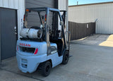 2007 NISSAN MPL01A20LV 4000 LB LP GAS FORKLIFT PNEUMATIC 84/130" 2 STAGE MAST 3158 HOURS STOCK # BF9103159-ARB