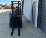 2007 NISSAN MPL01A20LV 4000 LB LP GAS FORKLIFT PNEUMATIC 84/130" 2 STAGE MAST 3158 HOURS STOCK # BF9103159-ARB