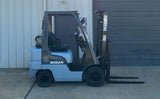 2007 NISSAN MPL01A20LV 4000 LB LP GAS FORKLIFT PNEUMATIC 84/130" 2 STAGE MAST 3158 HOURS STOCK # BF9103159-ARB
