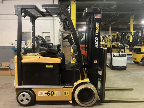 2019 RICO HSD-EX60 6000 LB 36 VOLT ELECTRIC FORKLIFT CUSHION 83/187 3 STAGE MAST EXPLOSION PROOF SIDE SHIFTER 268 HOURS STOCK # BF9397129-BUF - United Lift LLC