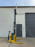 2014 YALE MSW040SFN24TV087 4000 LB ELECTRIC FORKLIFT WALKIE STACKER CUSHION 87/130 2 STAGE MAST 2131 HOURS STOCK # BF959499-ARB - United Lift Equipment LLC