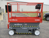 2024 SKYJACK SJ3220 SCISSOR LIFT 20' REACH 900 LB CAPACITY 24 VOLT ELECTRIC SMOOTH CUSHION TIRES BRAND NEW STOCK # BF9151139-BUF - United Lift Equipment LLC