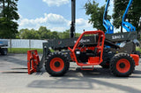 2018 SKYJACK SJ843TH 8000 LB DIESEL TELESCOPIC FORKLIFT TELEHANDLER PNEUMATIC 4WD AUXILIARY HYDRAULICS 1809 HOURS STOCK # BF9925349-NLE - United Lift Equipment LLC