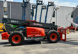 2018 SKYJACK SJ843TH 8000 LB DIESEL TELESCOPIC FORKLIFT TELEHANDLER PNEUMATIC 4WD AUXILIARY HYDRAULICS 1809 HOURS STOCK # BF9925349-NLE - United Lift Equipment LLC