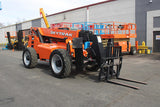 2017 JLG SKYTRAK 10054 10000 LB DIESEL TELESCOPIC FORKLIFT TELEHANDLER PNEUMATIC 4WD OUTRIGGERS HEATED CAB 2890 HOURS STOCK # BF9748519-NLE - United Lift LLC