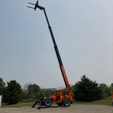 2014 SKYTRAK 10054 10000 LB DIESEL TELESCOPIC FORKLIFT TELEHANDLER PNEUMATIC 4WD OUTRIGGERS 3510 HOURS STOCK # BF9665549-WIB - United Lift Equipment LLC