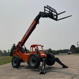 2014 SKYTRAK 10054 10000 LB DIESEL TELESCOPIC FORKLIFT TELEHANDLER PNEUMATIC 4WD OUTRIGGERS 3510 HOURS STOCK # BF9665549-WIB - United Lift Equipment LLC