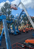 2018 SNORKEL TB86J STRAIGHT BOOM LIFT AERIAL LIFT WITH JIB ARM 86' REACH DIESEL 4WD 2091 HOURS STOCK # BF9598729-NLE - United Lift LLC