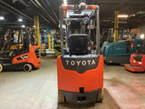 2021 TOYOTA 8FBCU25 5000 LB ELECTRIC FORKLIFT CUSHION 83/187" 3 STAGE MAST SIDE SHIFTER 2743 HOURS STOCK # BF985129-OHB