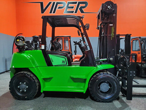 2021 VIPER FY70 15500 LB DUAL FUEL FORKLIFT PNEUMATIC 108/189" 3 STAGE MAST SIDE SHIFTING FORK POSITIONER BRAND NEW STOCK # BF9491189-ILIL - United Lift Used & New Forklift Telehandler Scissor Lift Boomlift