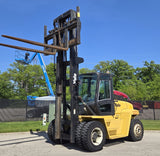 2006 YALE GDP210 21000 LB DIESEL FORKLIFT PNEUMATIC 143/147" 2 STAGE MAST DUAL DRIVE TIRES SIDE SHIFTER ENCLOSED CAB 6500 HOURS STOCK # BF9393130-RIL - United Lift LLC