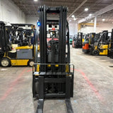 2021 YALE GLC060VX 6000 LB LP GAS FORKLIFT CUSHION 92/200" 3 STAGE MAST SIDE SHIFTER 3312 HOURS STOCK # BF9125149-MMOH