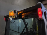 2023 YALE GLP120VX 12000 LB LP GAS FORKLIFT PNEUMATIC 109/221" 3 STAGE FULL FREE LIFT MAST SIDE SHIFTING FORK POSITIONER ENCLOSED CAB 1214 HOURS STOCK # BF9325799-ILE