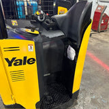 2021 YALE NR045EB 4500 LB ELECTRIC NARROW AISLE REACH FORKLIFT 95/212 3 STAGE MAST SIDE SHIFTER 4531 HOURS STOCK # BF9101589-OHMM
