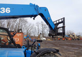 2018 GENIE GTH636 6000 LB DIESEL TELESCOPIC FORKLIFT TELEHANDLER ENCLOSED HEATED CAB w/AC 4WD 153 HOURS STOCK # BF9775129-VAOH - United Lift Equipment LLC