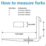 CLASS II, III & IV FORKS IN VARIOUS LENGTHS IN STOCK STOCK # BF92014059BF - United Lift Equipment LLC