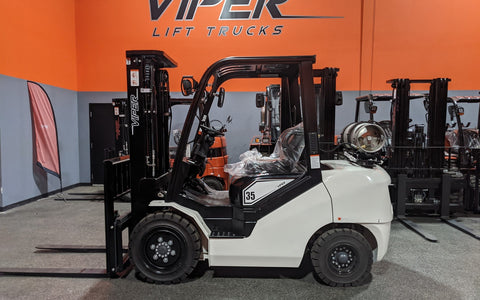 2021 VIPER FY35 8000 LB LP GAS FORKLIFT PNEUMATIC 89/189" 3 STAGE MAST SIDE SHIFTER BRAND NEW STOCK # BF9284729-ILIL - United Lift Used & New Forklift Telehandler Scissor Lift Boomlift