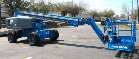 2013 GENIE S65 TELESCOPIC STRAIGHT BOOM LIFT AERIAL LIFT WITH JIB ARM 65' REACH DIESEL 4WD 3396 HOURS STOCK # BF9527549-NLPA - United Lift Equipment LLC