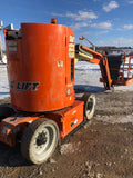 2007 JLG E300AJ ARTICULATING BOOM LIFT AERIAL LIFT 30' REACH ELECTRIC 1667 HOURS STOCK # BF91348499-PEIL - United Lift Used & New Forklift Telehandler Scissor Lift Boomlift