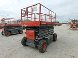 2006 SKYJACK SJ7135RT (2014 FACTORY RECON BY SKYJACK) SCISSOR LIFT 35' REACH DUAL FUEL PNEUMATIC TIRES 3316 HOURS STOCK # BF984529-WIBIL - United Lift Used & New Forklift Telehandler Scissor Lift Boomlift