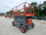 2006 SKYJACK SJ7135RT (2014 FACTORY RECON BY SKYJACK) SCISSOR LIFT 35' REACH DUAL FUEL PNEUMATIC TIRES 3316 HOURS STOCK # BF984529-WIBIL - United Lift Used & New Forklift Telehandler Scissor Lift Boomlift