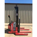 2004 RAYMOND RSS40 4000 LB ELECTRIC FORKLIFT WALKIE STACKER CUSHION SIDE SHIFTER 15837 HOURS STOCK # 4908-780187-ARB - United Lift Used & New Forklift Telehandler Scissor Lift Boomlift