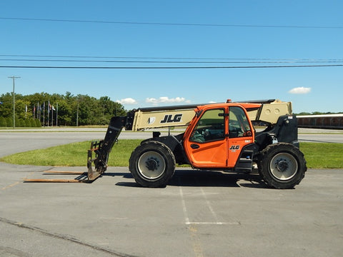 2020 JLG 943 9000 LB DIESEL TELESCOPIC FORKLIFT TELEHANDLER PNEUMATIC 4WD ENCLOSED CAB WITH HEAT AND AC 3741 HOURS STOCK # BF9949189-PAB - United Lift Equipment LLC