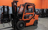 2021 VIPER FD30 6000 LB DIESEL FORKLIFT PNEUMATIC 88/189" 3 STAGE MAST SIDE SHIFTER ENCLOSED HEATED CAB STOCK # BF9286319-ILIL - United Lift Equipment LLC