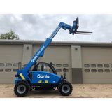 2018 GENIE GTH2506 5500 LB DIESEL TELESCOPIC FORKLIFT TELEHANDLER PNEUMATIC 4WD ENCLOSED CAB STOCK # BF243808-WVB - United Lift Used & New Forklift Telehandler Scissor Lift Boomlift